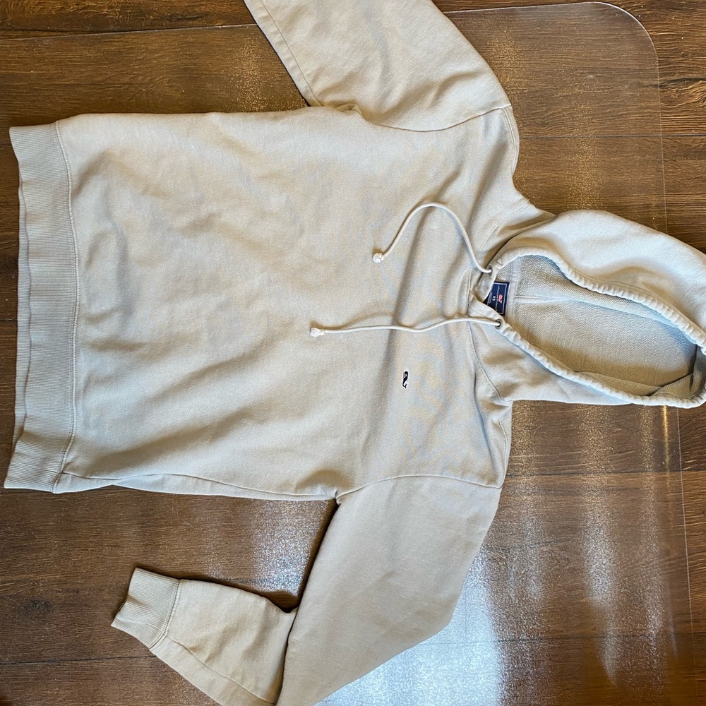 Vineyard vines hoodie greenish sage grey